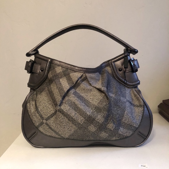 Burberry Handbags - Burberry Glitter Nova Check Bag